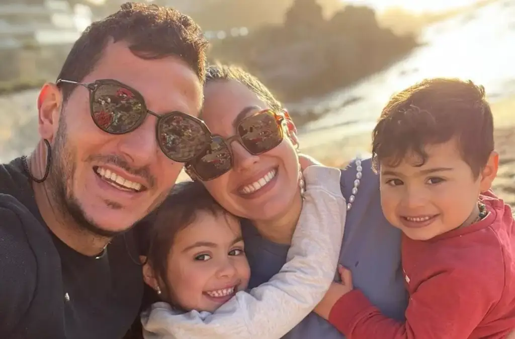 Gonzalo Castellani y su familia están felices de volver a Chile.
