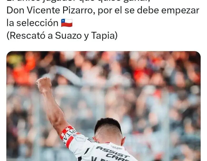 Elogios a Vicente Pizarro.