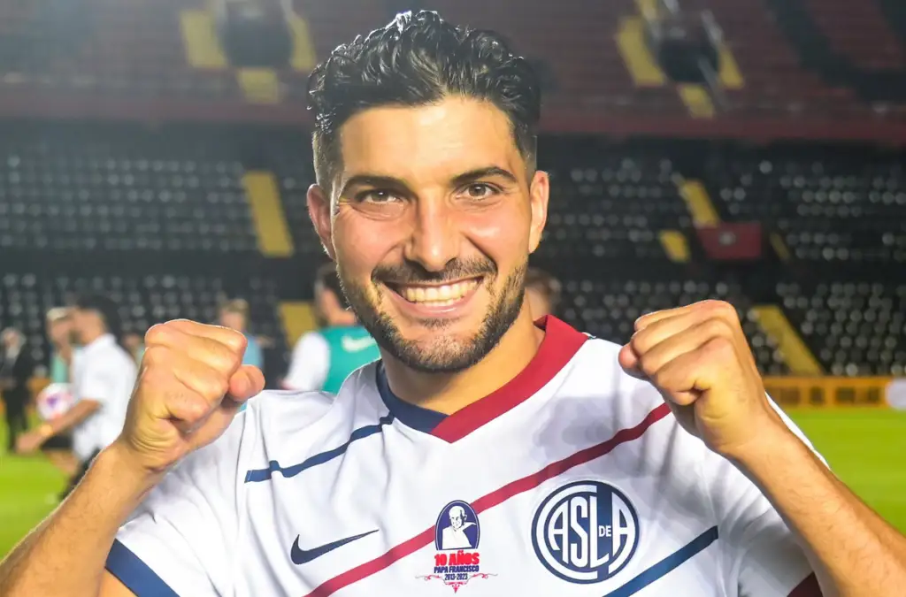 Nicolás Blandi es la principal arma de gol de San Lorenzo.