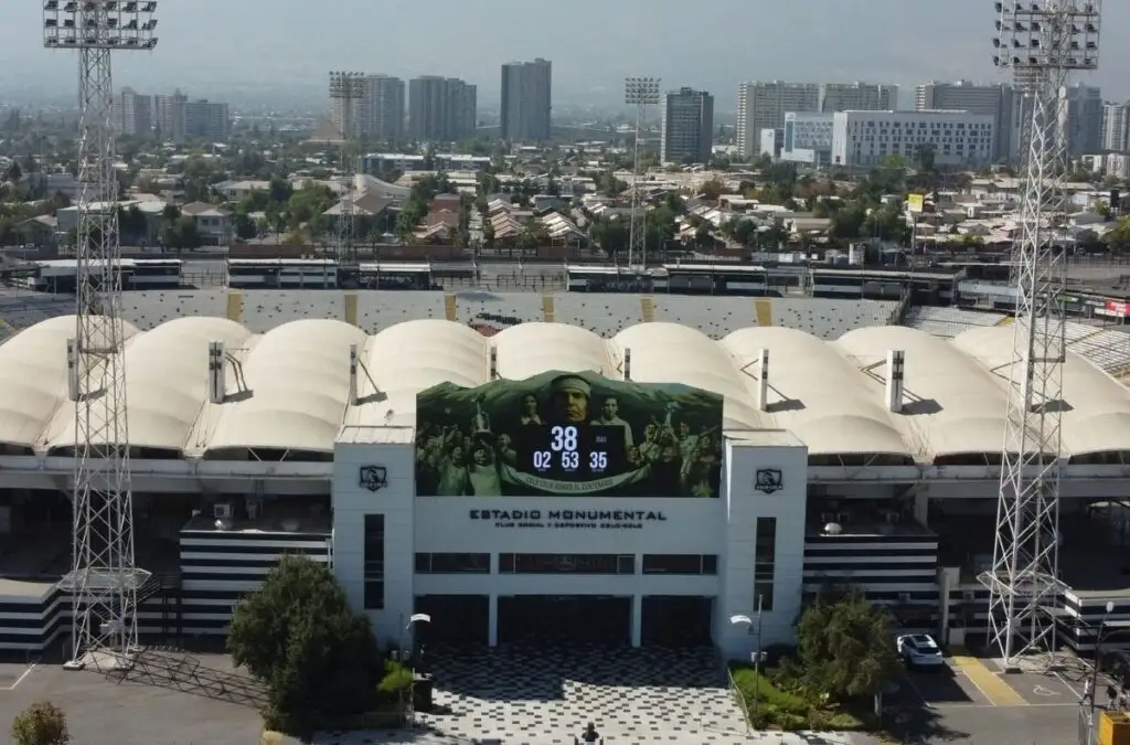 Colo-Colo prepara operativo para las inmediaciones del Estadio Monumental.