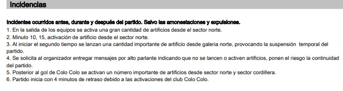 El informe arbitral de José Cabero.