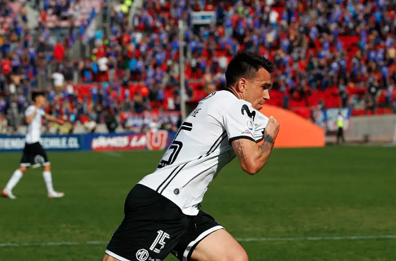 Pablo Mouche y el gol del empate ante Universidad de Chile.
