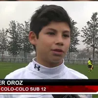[VIDEO] Crack desde pequeño: El registro donde Alexander Oroz la rompe en la Sub-12 de Colo-Colo