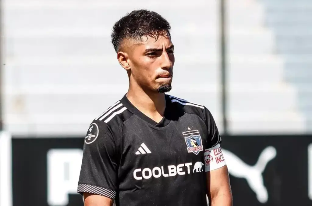 Dylan Portilla disputando la Copa Libertadores Sub-20 con Colo-Colo.