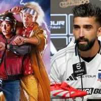 Es cine: La novedosa presentación que Colo-Colo le realizó a Emiliano Amor al estilo de ‘Volver al Futuro’