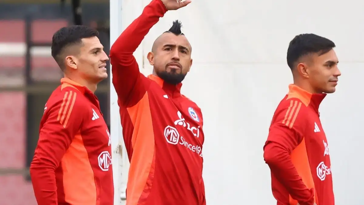 Jugadores de Colo-Colo en La Roja.