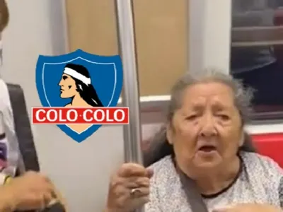[VIDEO] ¡Qué vaya al Superclásico! Abuelita se lució con notable apoyo a Colo-Colo en el metro