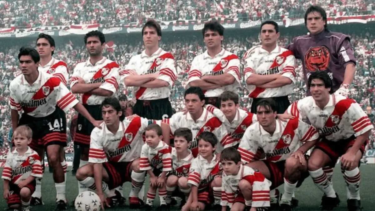 Formación de River Plate.