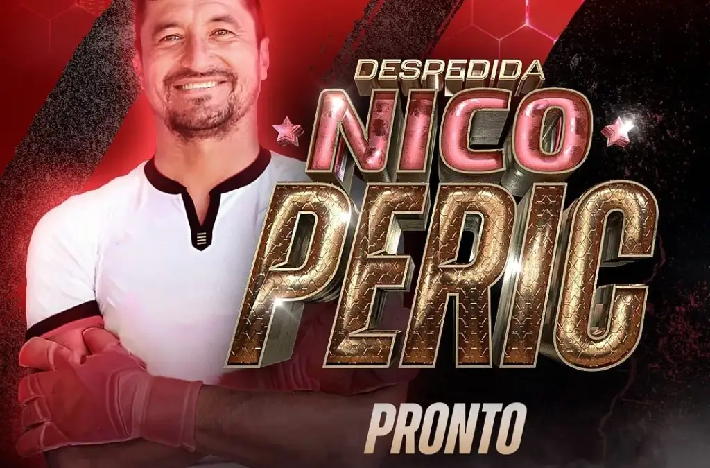 Nicolás Peric tendrá un partido de despedida frente a los amigos de Esteban Paredes.