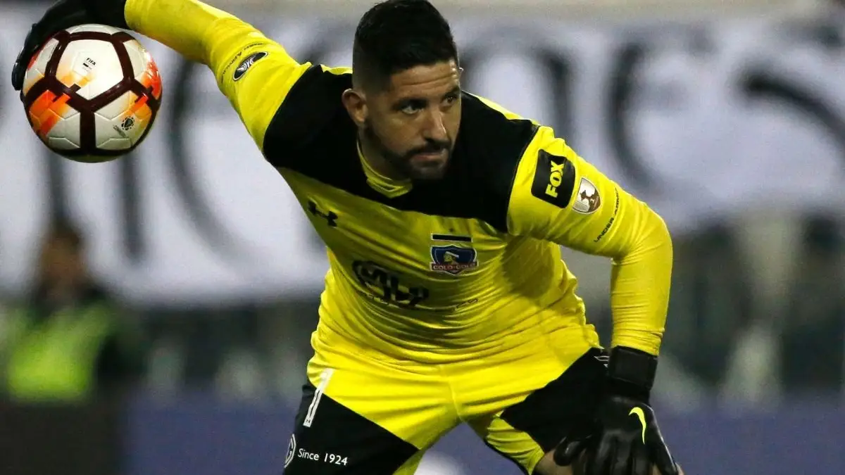 Agustín Orión arenga a Colo-Colo.