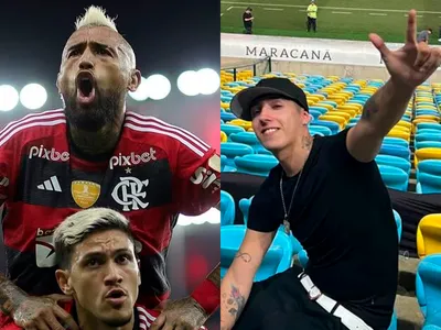 [VIDEO] Arturo Vidal invita a Pailita a presenciar goleada de Flamengo y se despacha doblete de asistencias