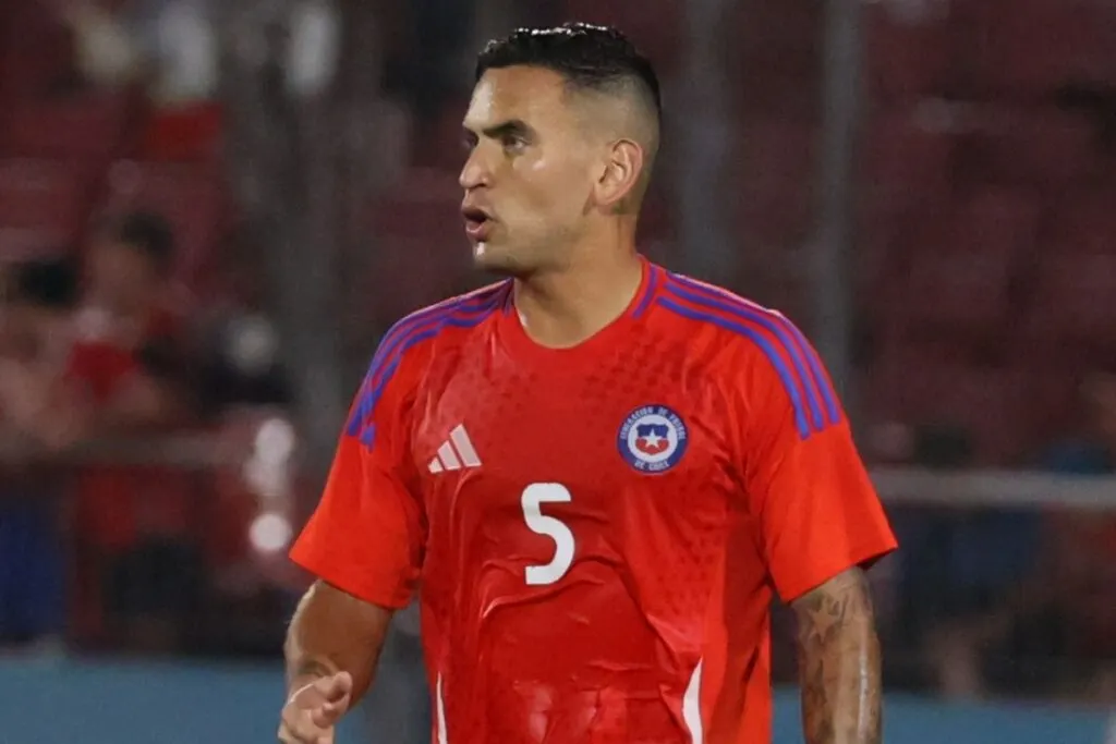 Sebastián Vegas en la Selección Chilena.