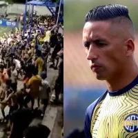 [VIDEO] ¡Increíble! Hinchas del mismo club de Lucas Barrios en Paraguay protagonizaron batalla campal en las tribunas