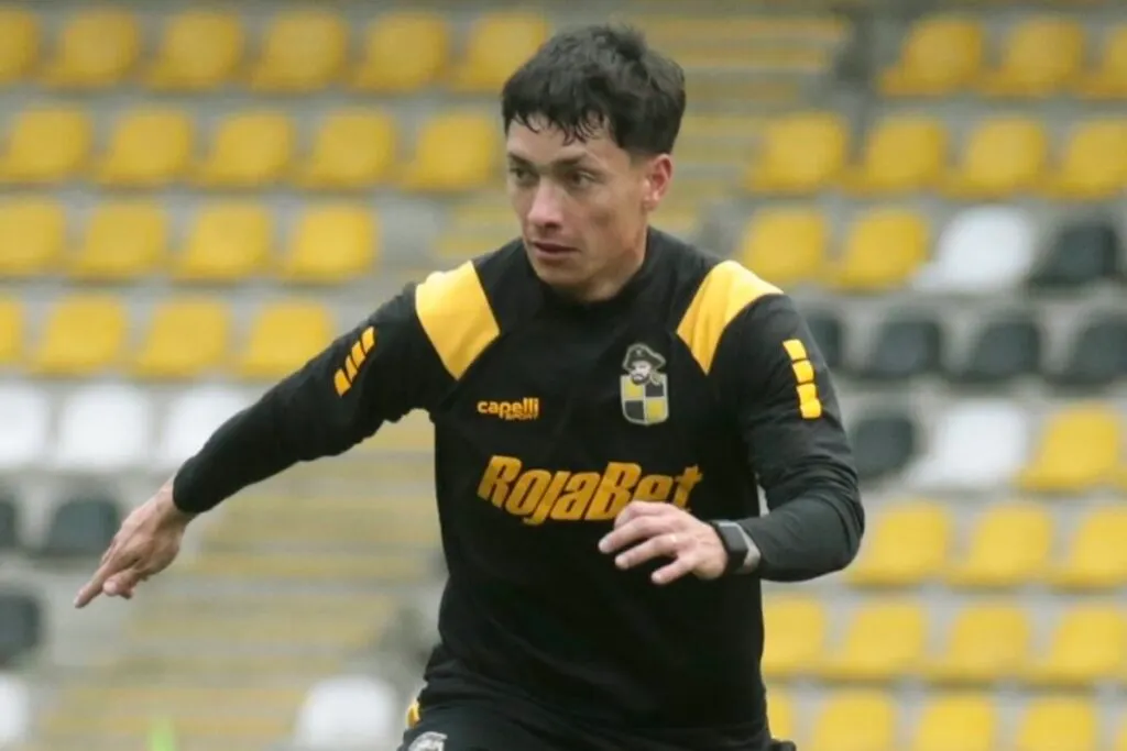 Cristián Zavala entrenando en Coquimbo Unido.