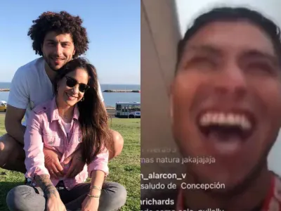 [VIDEO] «Se desocupó un asiento»: Brayan Cortés bromea a Maxi Falcón y su esposa arremete con todo