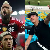 [VIDEO] Arturo Vidal invita a Pailita a presenciar goleada de Flamengo y se despacha doblete de asistencias