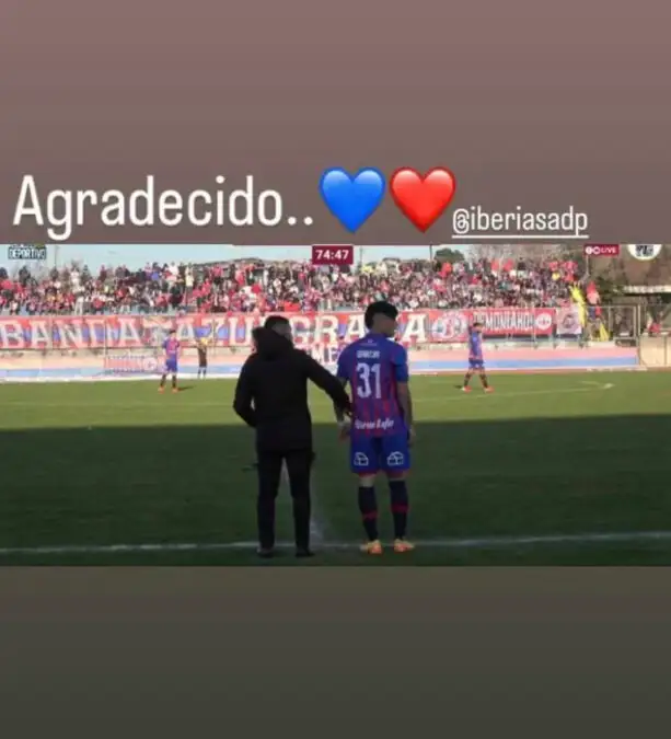 Historia publicada por Francisco García en Instagram.