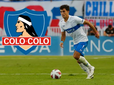 Ignacio Saavedra comenzó a calentar el partido de Colo-Colo frente a la Universidad Católica