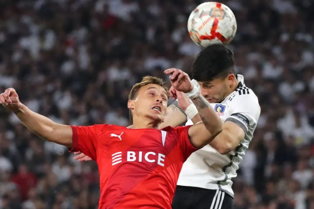 Cristián Riquleme ante la UC en el 2024.
