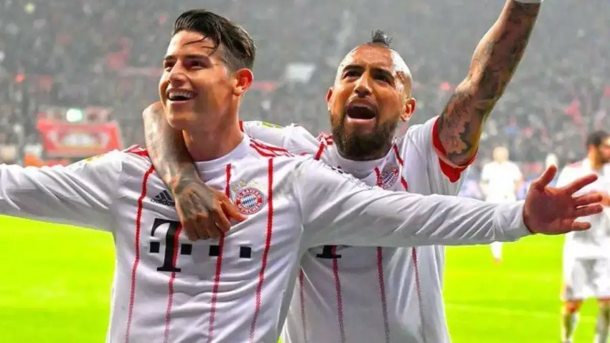 Arturo Vidal confesó lo difícil que sería traer a James Rodríguez a Colo-Colo.