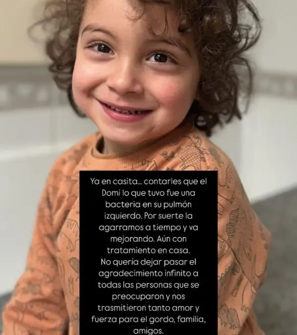 Mensajes de agradecimiento de Florencia Pouso por el apoyo recibido por Domingo Falcón.