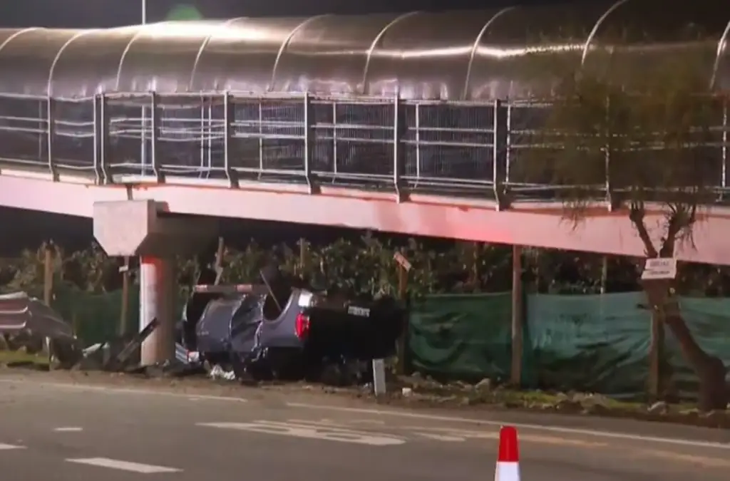 Cristóbal Campos sufrió un grave accidente automovilístico.
