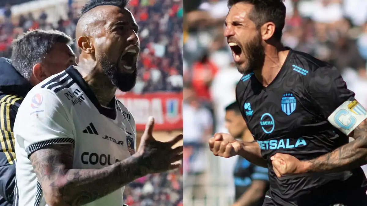 Arturo Vidal y Joaquín Larrivey.
