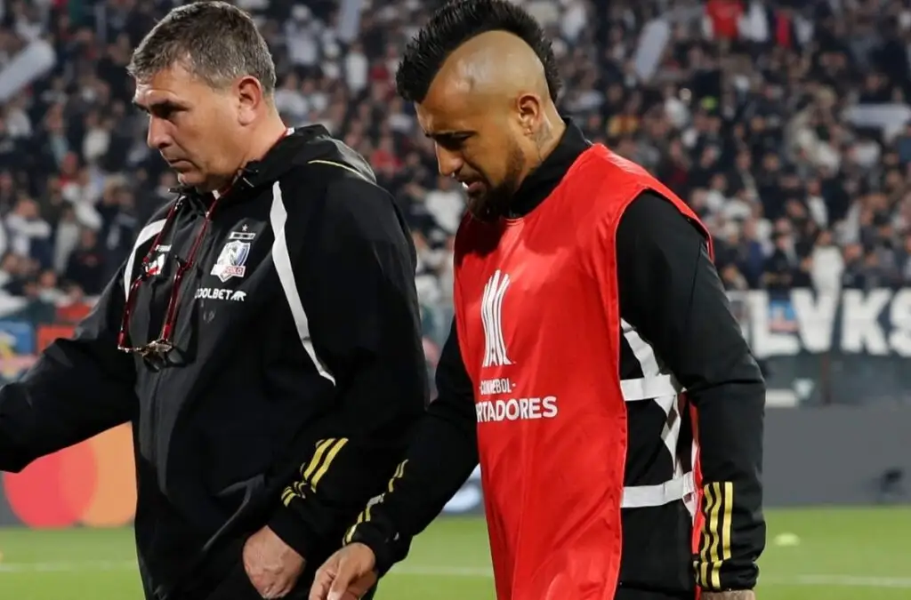 Arturo Vidal se perdió el partido ante Junior por una molestia en el tendón.