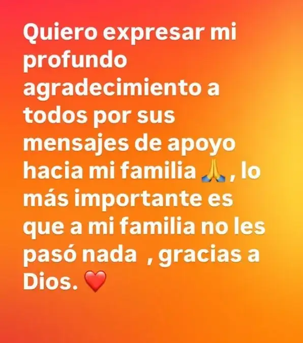 Esteban Pavez agradeció las muestras de preocupación tras el asalto a su familia.