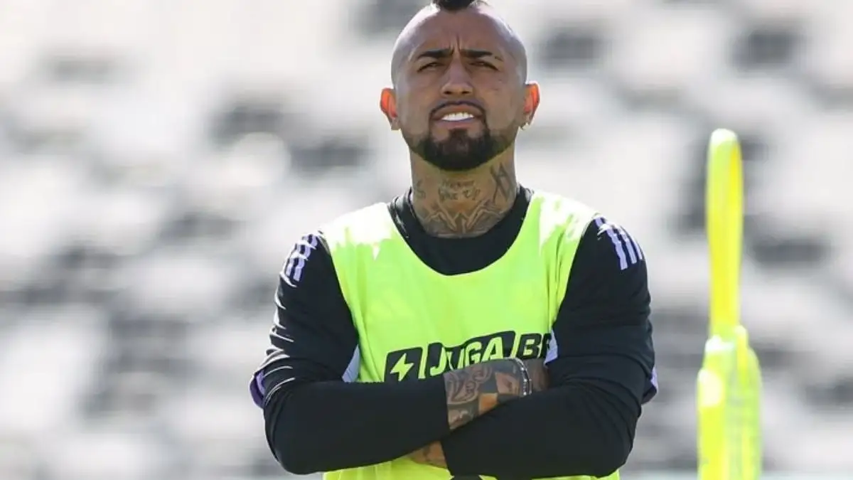 Arturo Vidal ya está entrenando con normalidad junto a sus compañeros.
