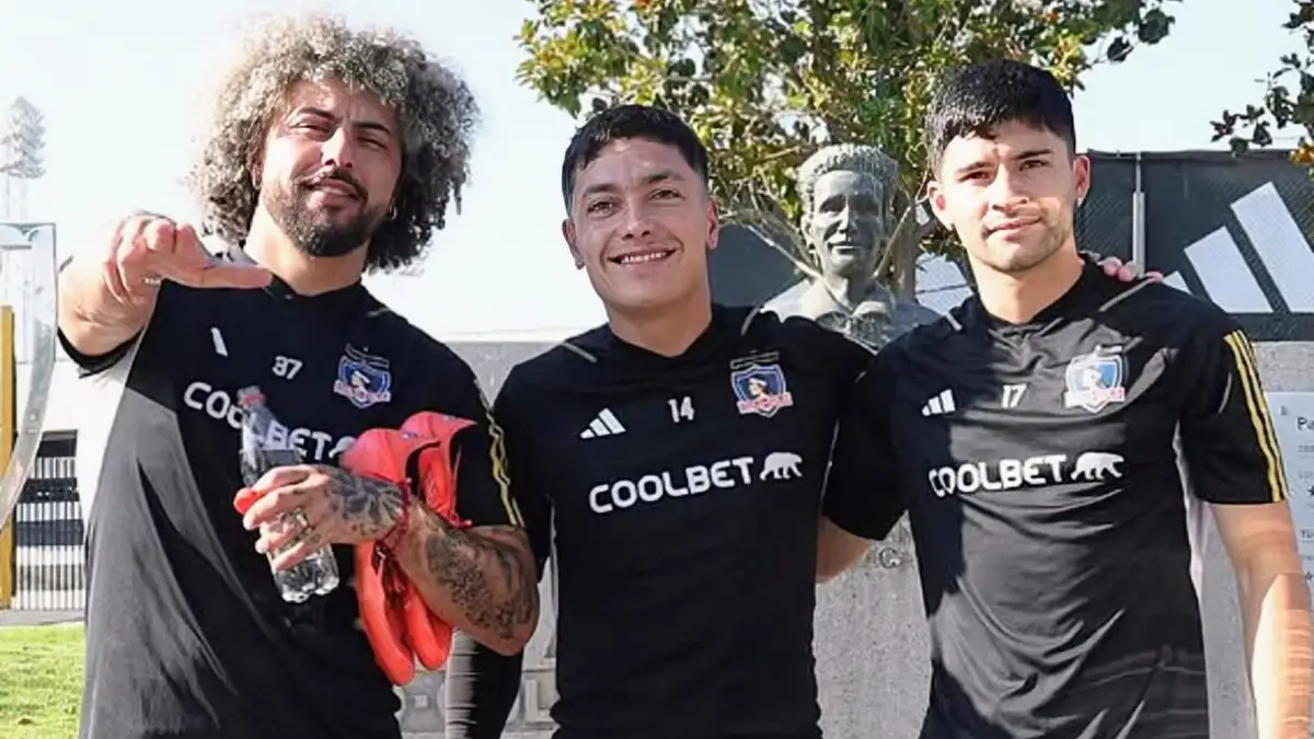Maximiliano Falcón, Cristián Zavala y Cristián Riquelme.