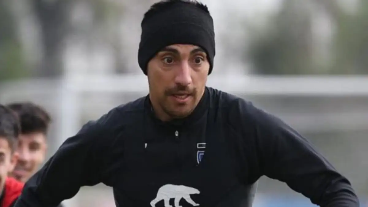 Javier Correa entrenando con Colo-Colo.