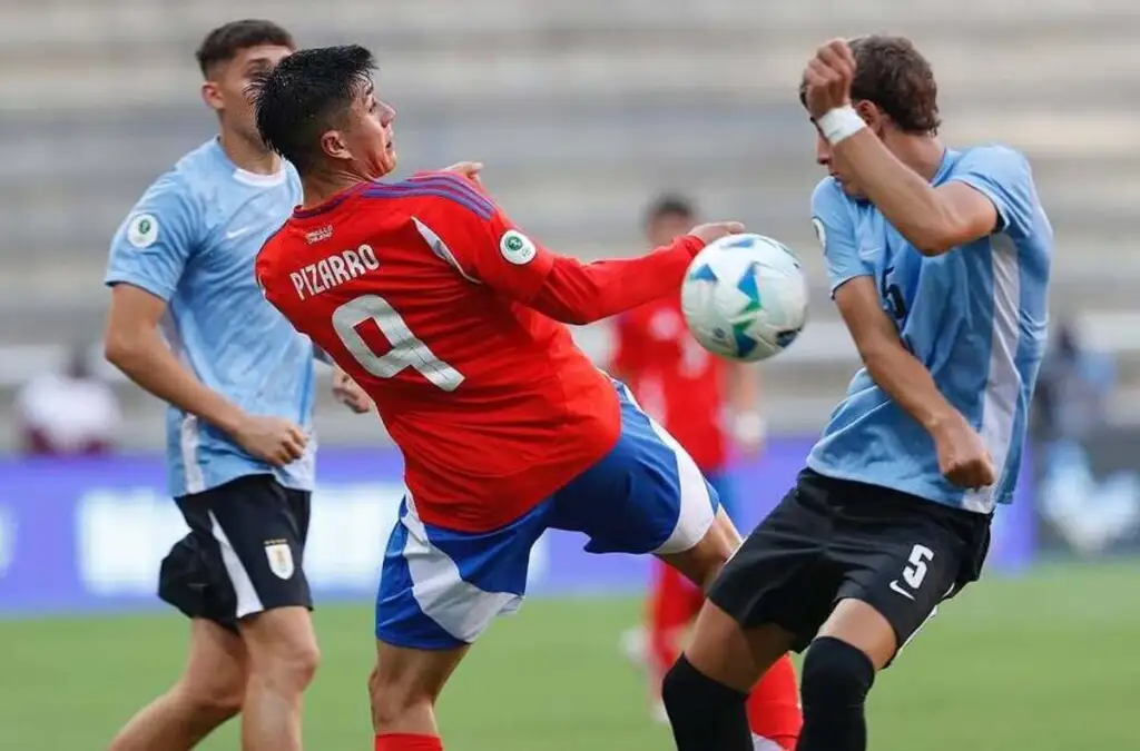 La Roja no pudo frente a Uruguay en el Sudamericano sub 20.
