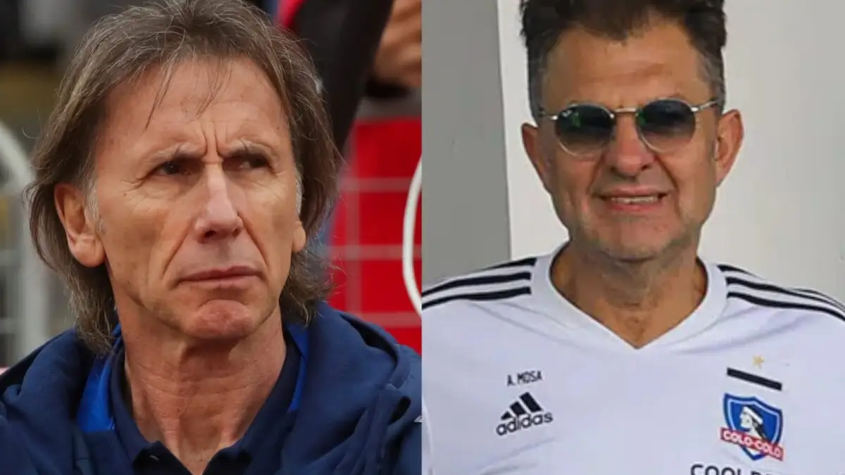 Ricardo Gareca y Aníbal Mosa.