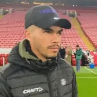 Quedó impactado: Así reaccionó Gabriel Suazo tras viajar con Toulouse y conocer el estadio del Liverpool en vivo