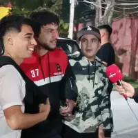 Entre gritos y fotos: La curiosa salida de Maximiliano Falcón del Estadio Santa Laura