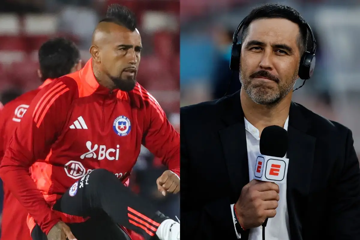 Arturo Vidal y Claudio Bravo.