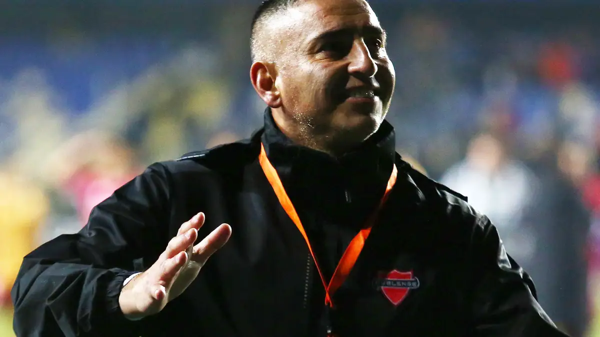 Jaime García durante un partido de Ñublense en el Estadio Ester Roa Rebolledo.