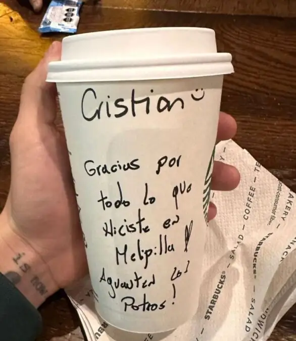 Fotografía subida por Cristián Zavala a sus historias de Instagram.