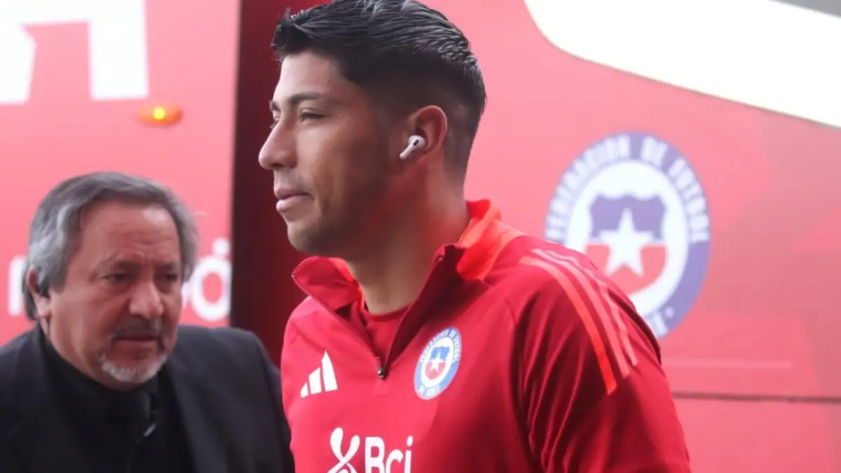 Brayan Cortés en la Selección Chilena.