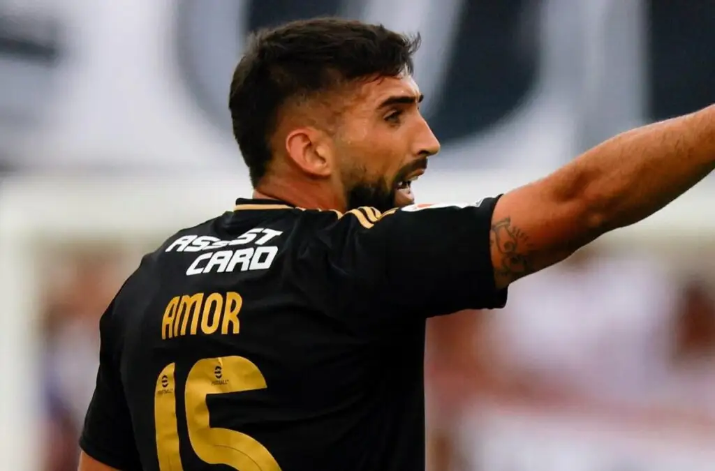 Emiliano Amor será baja para el partido vs Atlético Bucaramanga.