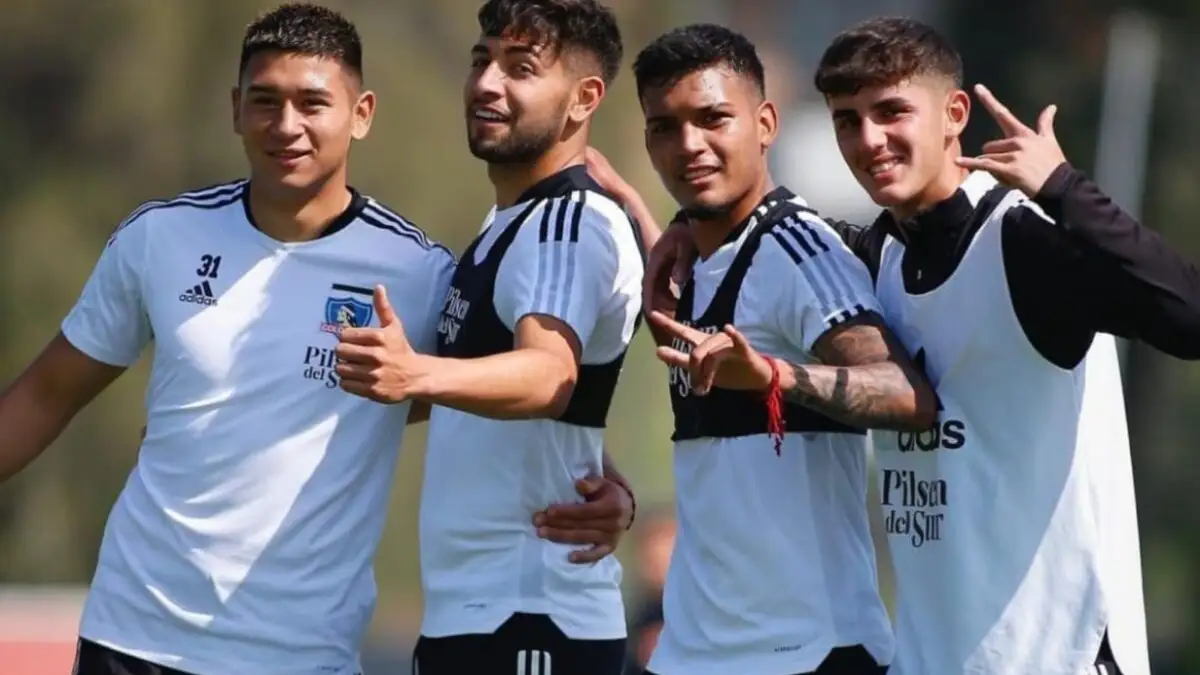 Nicolás Garrido, Jeyson Rojas, Daniel Gutiérrez y Bruno Gutiérrez.