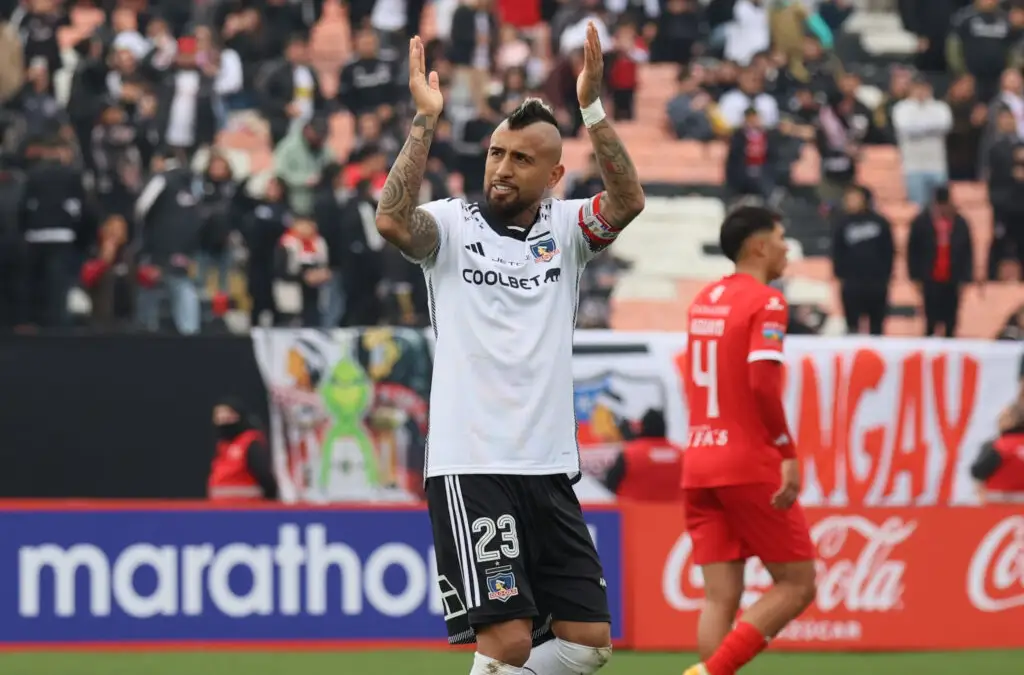 Arturo Vidal en el duelo frente a Deportes Quillón.