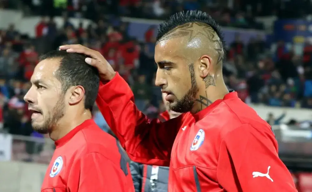 Arturo Vidal y Marcelo Díaz fueron compañeros en la Selección Chilena.