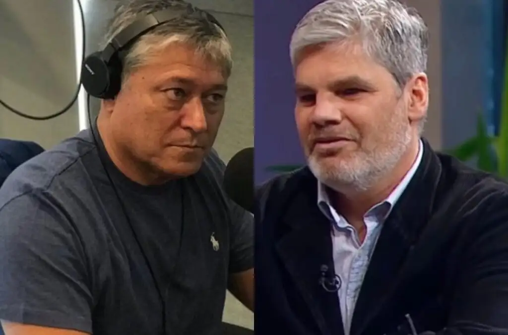 Ambos compañeros de radio tuvieron un interesante choque de posturas.