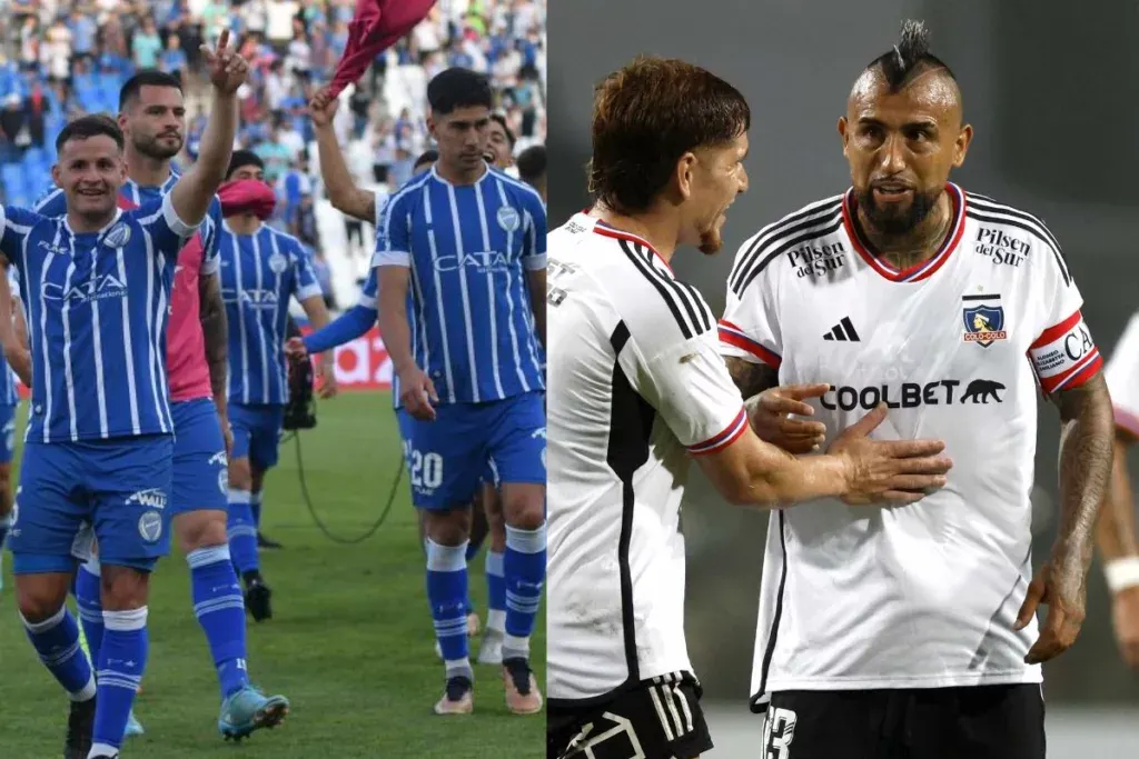 Imagen doble de Godoy Cruz y Colo-Colo