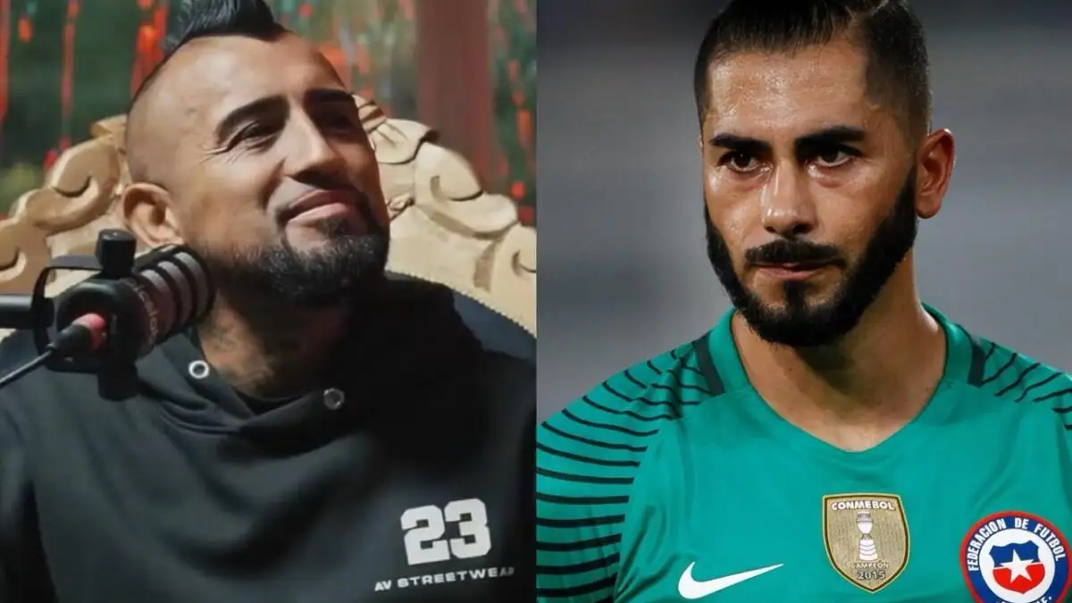 Arturo Vidal y Johnny Herrera.
