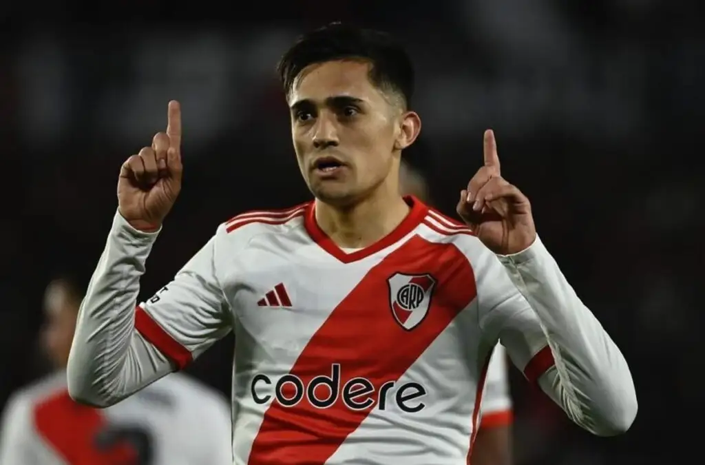 Pablo Solari vive un gran presente con la camiseta de River Plate.