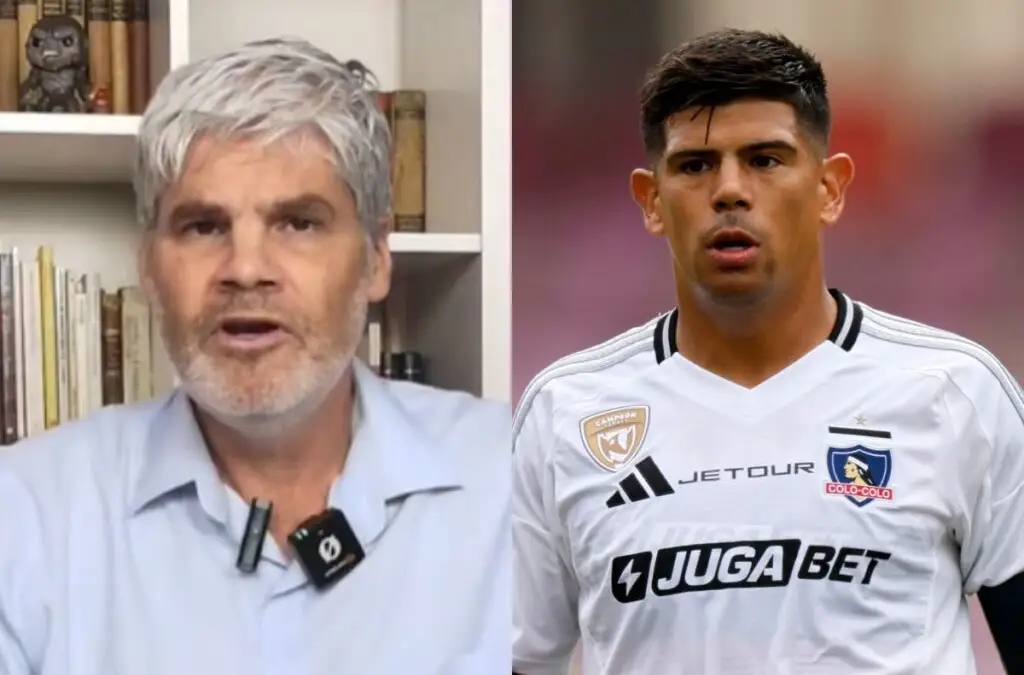 Juan Cristóbal Guarello detalló el bajo momento que vive el capitán de Colo-Colo.