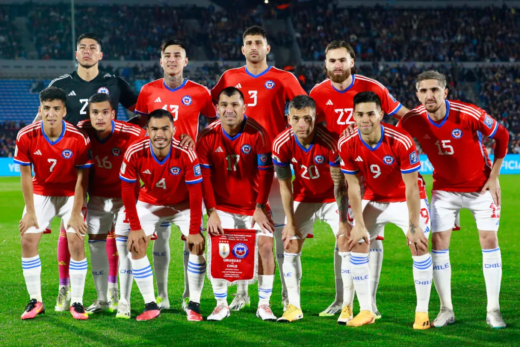 Foto oficial formación de la Selección Chilena.